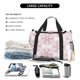 thumbnail image 5 of Easygdp Christmas Snowflakes Bolsa de Gimnasio, Bolsa de Viaje Duffel, Bolsa de Fin de Semana con Compartimentos, Bolsa de Mano para Noche, 5 of 7