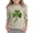 1-Khaki1103, variant on St. Patrick's Day T Shirt for Toddler Girls Cute Clover Graphic Tee, Sizes 4-5