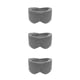 thumbnail image 5 of Soidarity Parche de ojo para dormir longitud ajustable adultos niños plegable lavable Flexible Blinder hogar visera gris Type1 NO1, 5 of 6