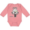 thumbnail image 3 of Inktastic Metal Face Boys or Girls Long Sleeve Baby Bodysuit, 3 of 5