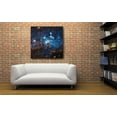 thumbnail image 4 of Epic Graffiti  "LH 95 Star Cluster" Hubble Space Telescope Giclee Canvas Wall Art 18" x 18", 4 of 16