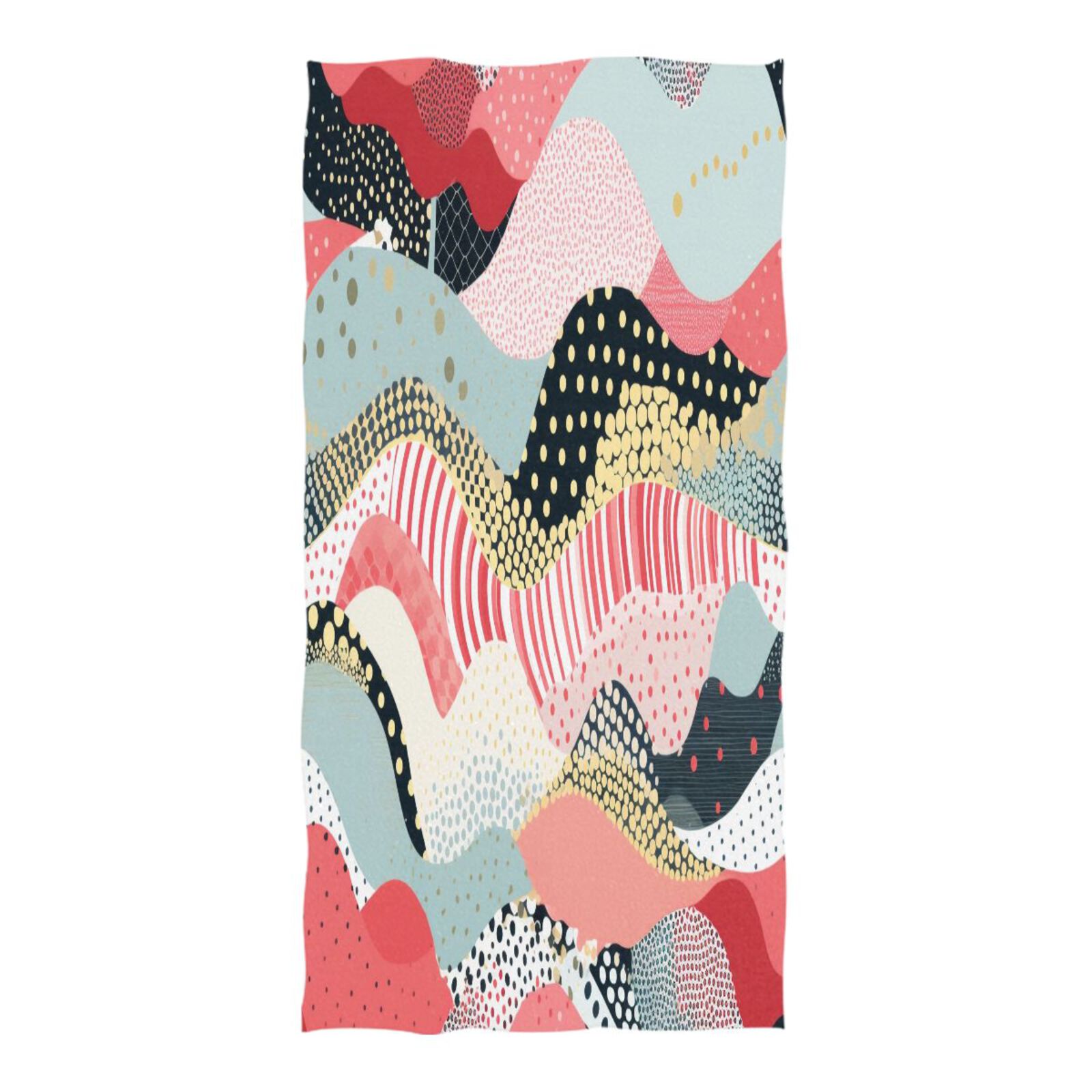 Stripe Stitch Pattern Boho Beach Towel Oversized Sandproof Absorbent Quick Dry Towels Adult for Travel Vacation Essentials