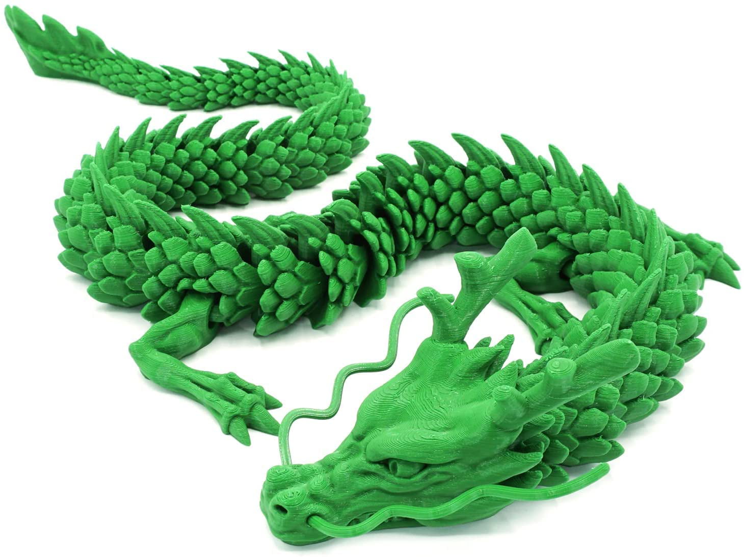 45cm Gold Color 3D Printing 17.7 The Chinese Dragon Joints Can Movable Toy Gift 