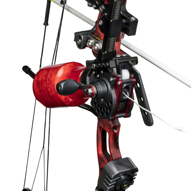 Cajun Winch Pro Bowfishing Reel with Fighting Wheel Brake and Adjustable  Durable Ceramic String Guide 