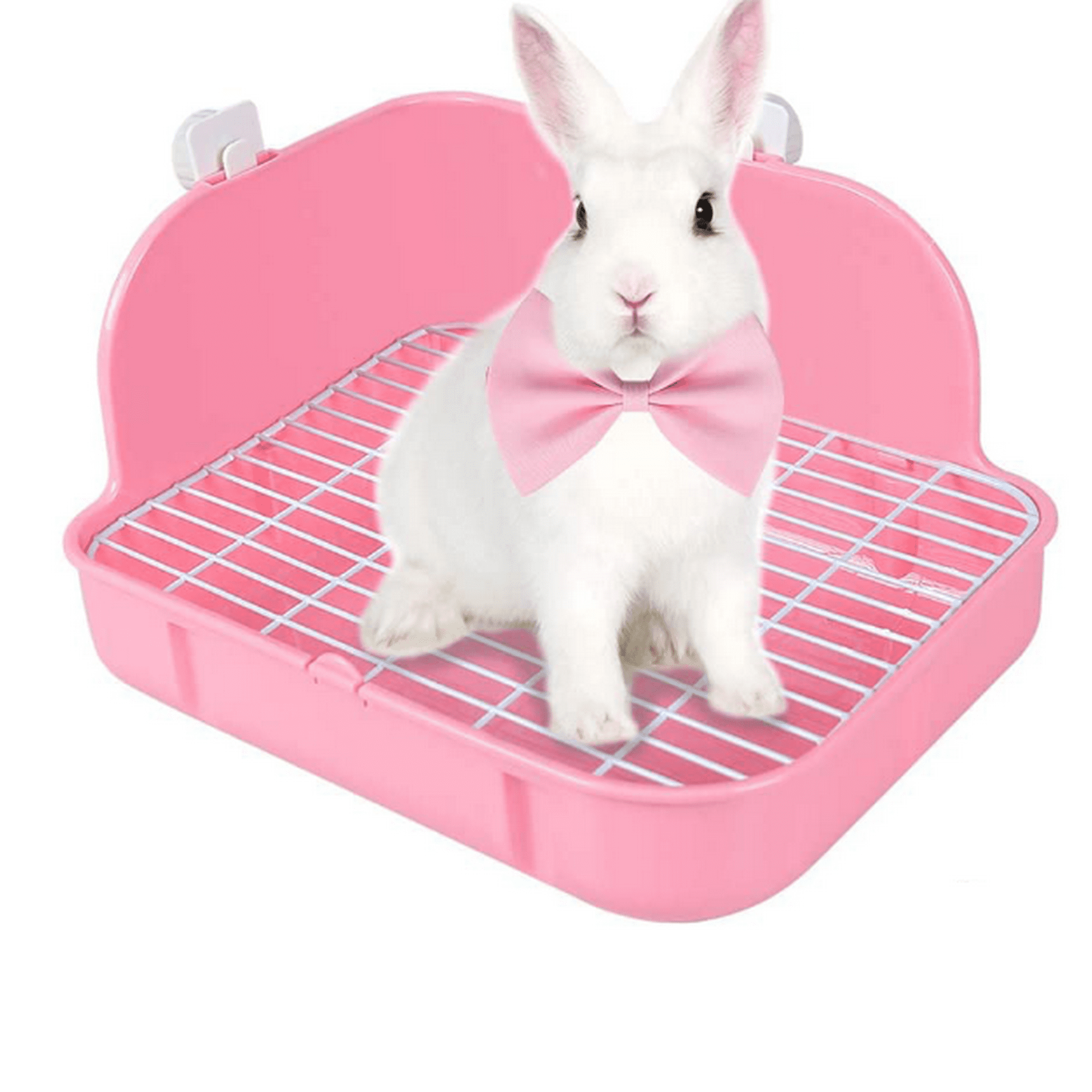 Rabbit Litter Box Pet Corner Litter Box Cage Potty Trainer