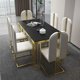 thumbnail image 2 of Kitchen Luxury Dining Room Table And Chair Set Large Minimalist Italian Accent Dining Tables Marble Mobilador Kitchen Furniture My Lux Decor Round, 2 of 10