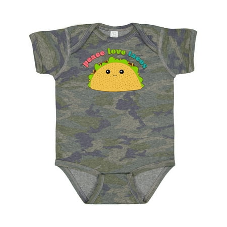 

Inktastic Peace Love Tacos Boys or Girls Baby Bodysuit