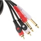 thumbnail image 4 of 2Pcs 6.35mm /4 a 2x RCA Adaptador de enchufe Phono Cable de 1.5 metros, 4 of 6