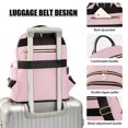 thumbnail image 4 of JIALIOU Mini Backpack Purse for Women Quilted Casual Daypack Small Travel Shoulder Bag, Soft Pink, 4 of 7