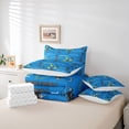 thumbnail image 6 of Homewish Rugby Gamer 7-Piece Twin Bedding Sets,Football Sports Game Bedding Comforter Set,Yellow Blue Black Sheet Sets For Kids,Super Cozy Room Decor Reversible, 6 of 8