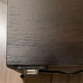 thumbnail image 5 of Furniture of America Tezra Solid Wood Nightstand with USB Port in Dark Walnut, 5 of 5