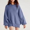 thumbnail image 7 of Fall Sweaters Sevevn Women's Oversized Batwing Sweaters 2025 Fall Outfits Trendy Crewneck Knit Fashion Pullover Tops, 7 of 7