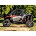 SuperATV Polaris RZR XP Primal Soft Cab Enclosure Upper Doors Includes ...