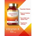 thumbnail image 3 of Vitamin K 100 Mcg | 240 Tablets | Vegetarian Supplement | For Men and Women | by Carlyle, 3 of 7