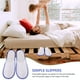 thumbnail image 2 of FELTECHELECTR 10 pares de pantuflas desechables sencillas para hotel, de viaje., 2 of 7