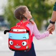 thumbnail image 3 of Mochila Para Niños Pequeños Bolso Mochila de autobús de dibujos animados en 3D, mochila escolar bonita para jardín de infantes, mochila para niños y niñas, 3 of 4
