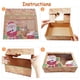 thumbnail image 4 of Inteprter Paquete de 9 cajas de regalo de Navidad, papel Kraft, decoración de ventanas, galletas, embalaje, Papá Noel, regalos de Año Nuevo, Kits de decoración para fiestas, 4 of 6
