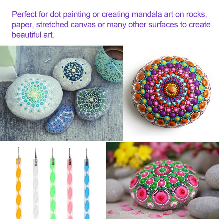 10Pcs Dotting Tools, Ball End Dot Art Tools for Rock Painting, Pottery Clay  Modeling Embossing Art Mandala