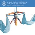 thumbnail image 3 of Aum Active Aerial Silks Starter Kit - Durable 9 Yards of Aerial Yoga Hammock with Hardware & Guide - Aerial Swing for Acrobatic Flying Yoga & All Levels (Aerial Rigging Point Up to 13ft), 3 of 4