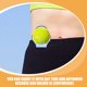 thumbnail image 2 of Clip de pelotas de tenis portátil, soporte de plástico para tenis, herramienta de entrenamiento, Clip de tenis, soporte para pelotas pequeñas, 2 uds., 2 of 6