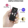 thumbnail image 2 of Digital Voice Recorder 16GB Voice Recorder with Playback for Lectures - USB Rechargeable Dictaphon Upgraded Small Tape Recorder, 2 of 4