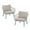Light Green Frame+Beige Cushion, variant on GDF Studio Luciane Outdoor Patio Club Chairs with Cushions, White+Red, Set of 2