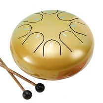 6 Inch 8 Tone Rain Drum Outdoor Chakra Drum Garden Instrument Rain Drum Ethereal Drum E