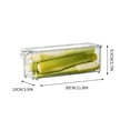 thumbnail image 2 of Vikakiooze Kitchen Transparent Refrigerator Storage Box, Fridge Storage Containers锛?Drawer Style Fresh-Keeping Box, Rectangular Covered Version, Household Plastic Storage Basket, 2 of 9
