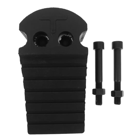 CTIRCHIU Heavy Duty Rubber Parking Wheel Stop, Garage Curb Block with Enhanced Visibility, 1 Piece Car Tire for Driveway