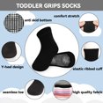 thumbnail image 5 of 20 Pairs Baby &Toddler Socks Boys Girls Grips Non Slips Kid Gripper Toddlers Crew Socks for 0-7 Years, 5 of 6