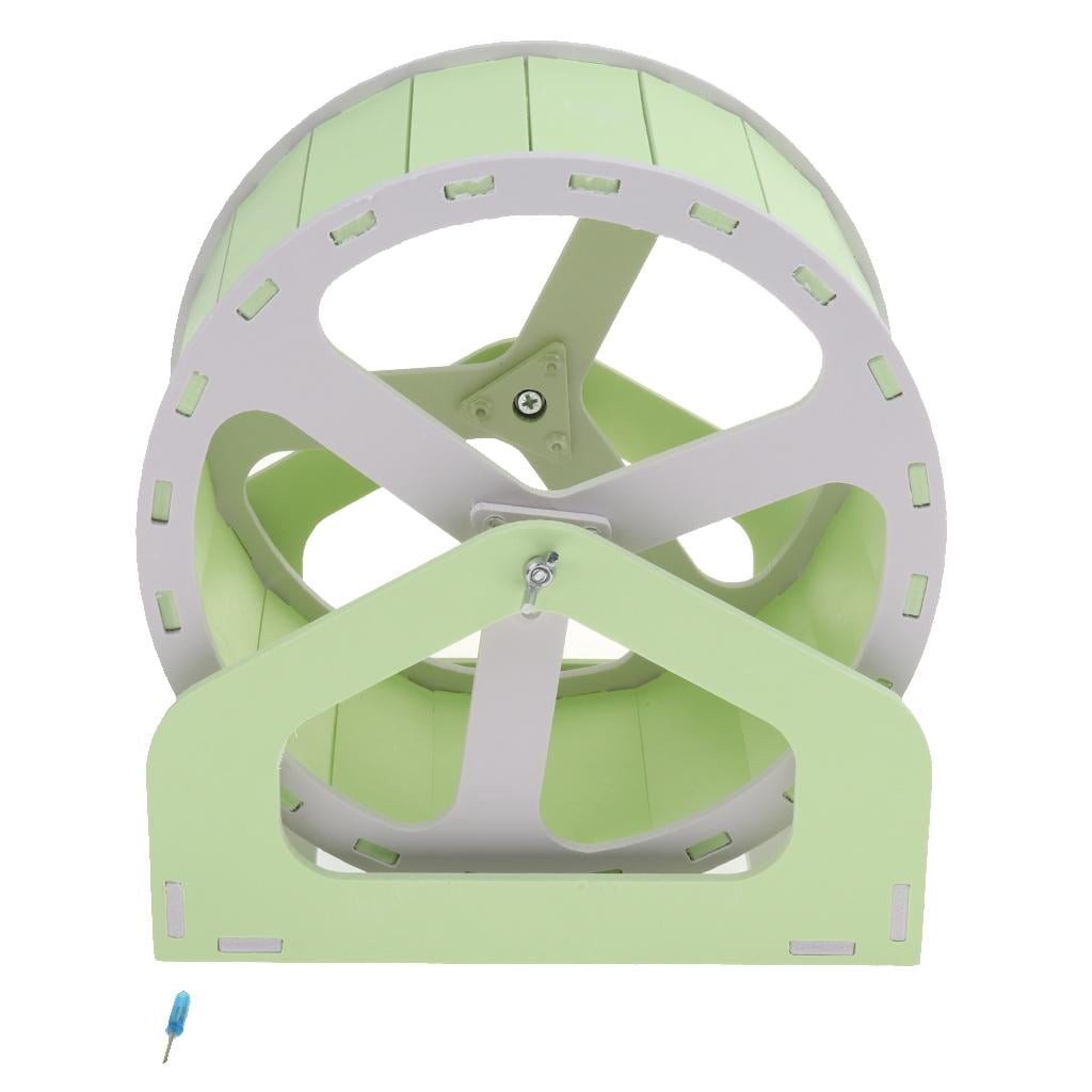 EHJRE Animal Hamsters Exercise Jogging Running Playing Wheel Toys Blue,Pink,.5x16xcm , Green