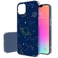 thumbnail image 1 of TalkingCase Slim Case for Apple iPhone 14, Slim Thin Gel Tpu Cover, Stars Planets 12 Print, Light Weight, Flexible, Soft, Anti-Scratch, Printed in USA, 1 of 7
