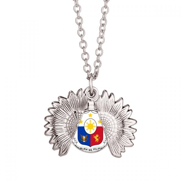 Emblema nacional en Filipinas, Asia Collar de girasol collar collar collar colgante