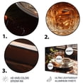 thumbnail image 3 of Designart "Brown Cuban Coffee I" Food & Beverage Metal Wall Art, 3 of 5