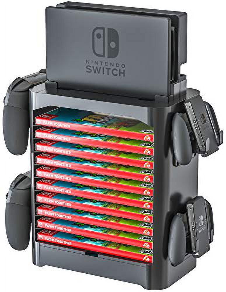 Nintendo switch game storage tower discount