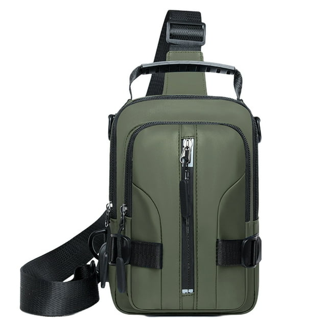 bbymog Organisateur de Rangement Sac Bandoulière Imperméable Sac à Main Sac à Bandoulière Sac Banane Sac de Voyage Sac de Poitrine Fonctionnel pour Camping Randonnée