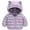 Purple animals, variant on ATAIKU 1-6T Unicorn Winter Coats Puffer Padded Jacket for Toddler Girls Kids Light Outwear Cute Bear Ears with Hoods