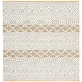 thumbnail image 4 of SAFAVIEH Natura Aaron Geometric Wool Area Rug, Ivory/Yellow, 4' x 6', 4 of 7
