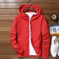 thumbnail image 1 of Men Wind Breaker Coat Zipper Hoodie Jacket Quick Drying Sport Outwear New, 1 of 11