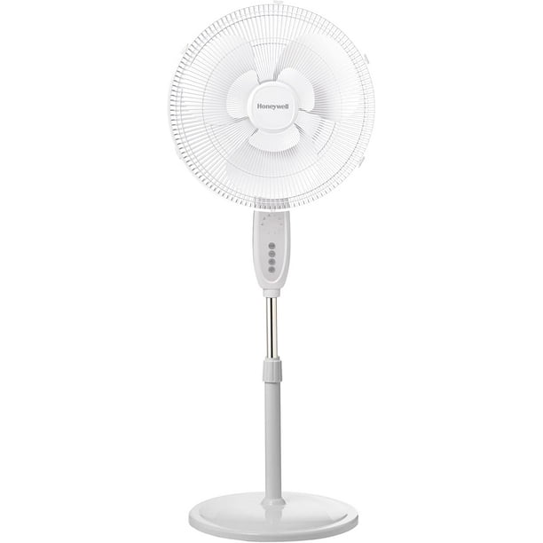 Honeywell Double Blade 16 Pedestal Fan White with Remote Control