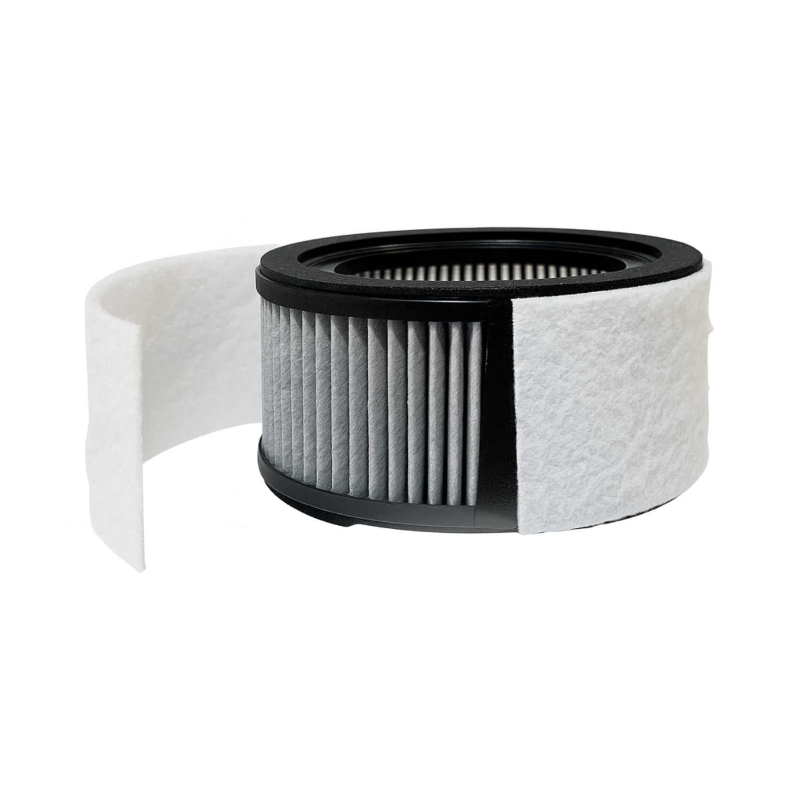 Nispira 3-in-1 True HEPA Carbon Filter Replacement Compatible with Crane Air Purifier EE-5067, 4 Pack