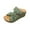 Army Green Wedges Shoes for Women, variant on Hopeusnice Wedges Shoes for Women Trendy Non-Slip Breathable Pu Summer Shoes Women's Wedges Shoes Soft Thick-Soled Platform Wedge Heel Open Toe Sandals Roman Flexible Walking Shoes Pink 37