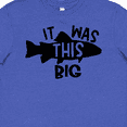 thumbnail image 4 of Inktastic It Was This Big Fishing Humor Youth T-Shirt, 4 of 5