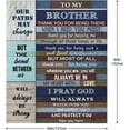 thumbnail image 4 of Gifts for Brother, Brother Gifts Blanket 50"x60", Brother Gifts from Sister, Big Brother Gift, Brother Birthday Gift, Birthday Gifts for Brother, Brother Gifts Christmas,Best Brother Ever Gift, 4 of 6