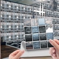 thumbnail image 1 of TIMIFIS Home Decor 10pcs 3D Crystal Tile Stickers DIY Waterproof Self-Adhesive Wall Stickers Office DecorFall, 1 of 7