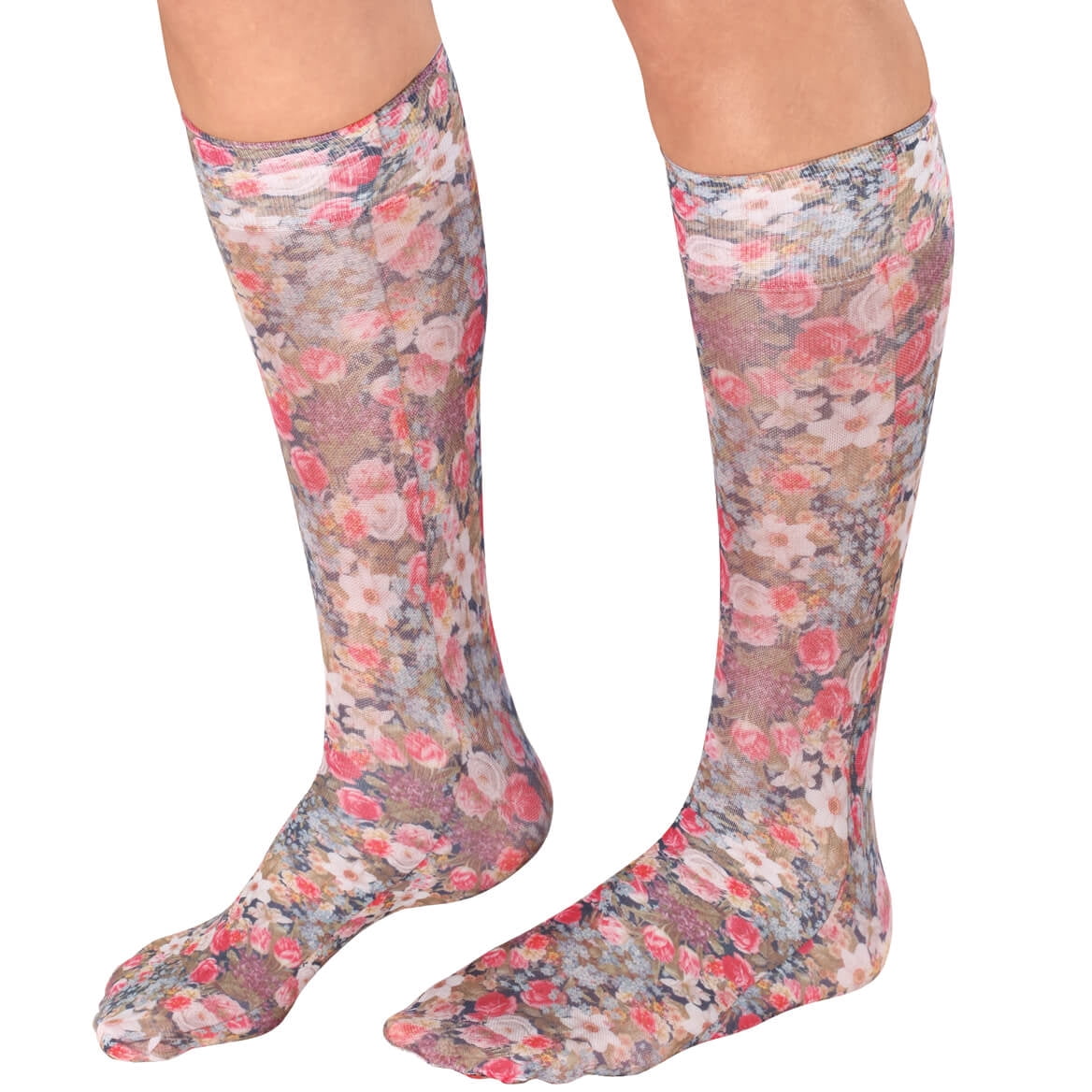 Celeste Stein Compression Socks 20-30mmHg, Antique Floral, Queen