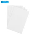 thumbnail image 3 of Keychain Display Cards Keychain Card Holder Paper Jewelry Display Cards, White 100 Pack, 3 of 6