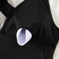 thumbnail image 4 of GUACER Womens Ruched One-Piece Swimsuit with Plunge Halter Neck & Bow-Tie Back Tummy Control Bathing Suits, 4 of 8