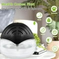 thumbnail image 3 of DEBGFS SNNROO Air Purifier (Black) - Water Filter Air Washer For Home and Office - Essential Oil Aroma Diffuser With LED Night light - Small Air Cleaner For Smoke and Pets, 3 of 5