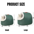 thumbnail image 7 of Winter Warm Pet Cave Bed, Cat Beds for Indoor Cats, Cat Tents for Indoor Cats, Removable and Washable Winter Closed-Off Cat Beds, Soft Warm Pets House (Brown,S), 7 of 7